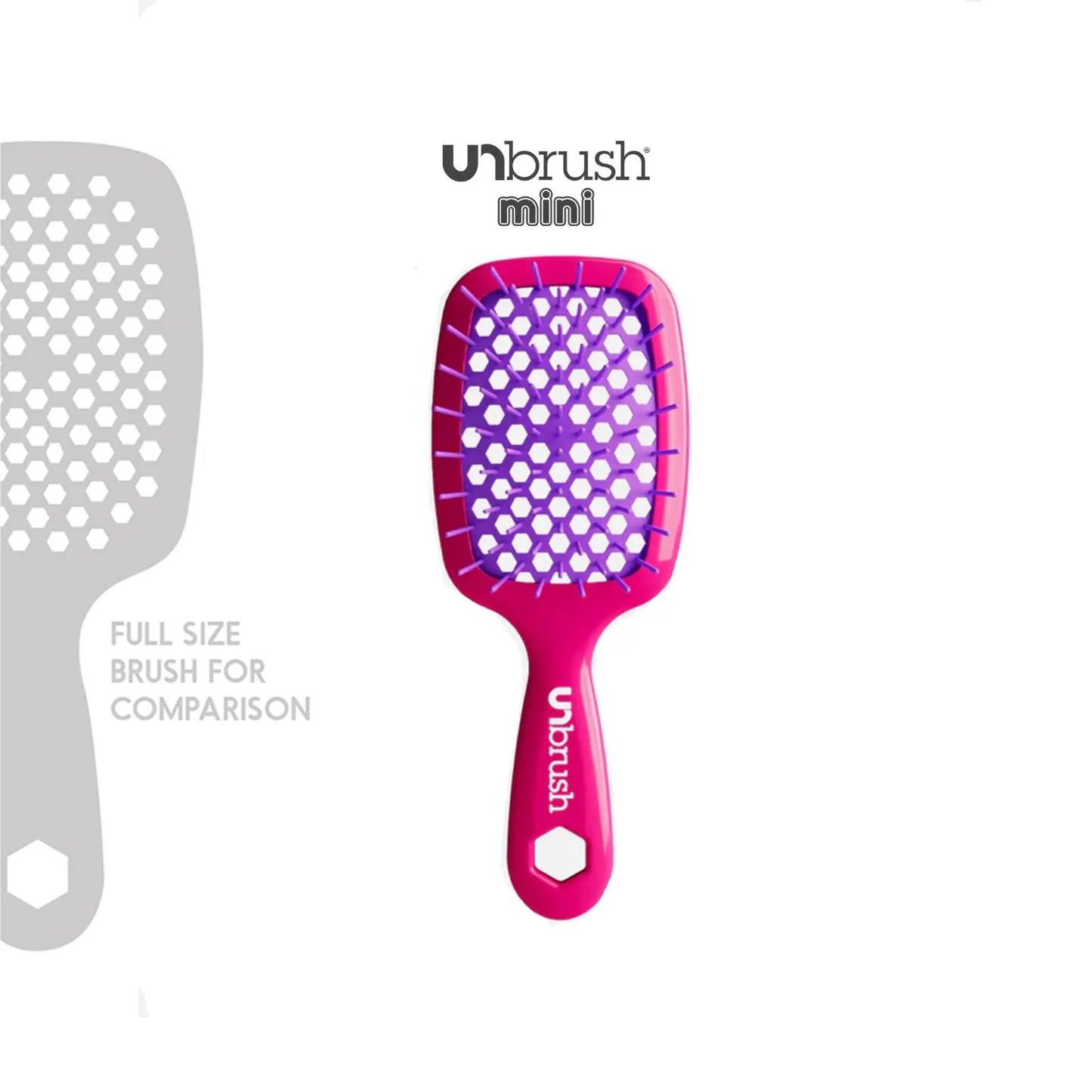 Unbrush Mini Original Detangling Hair Brush by FHI Heat