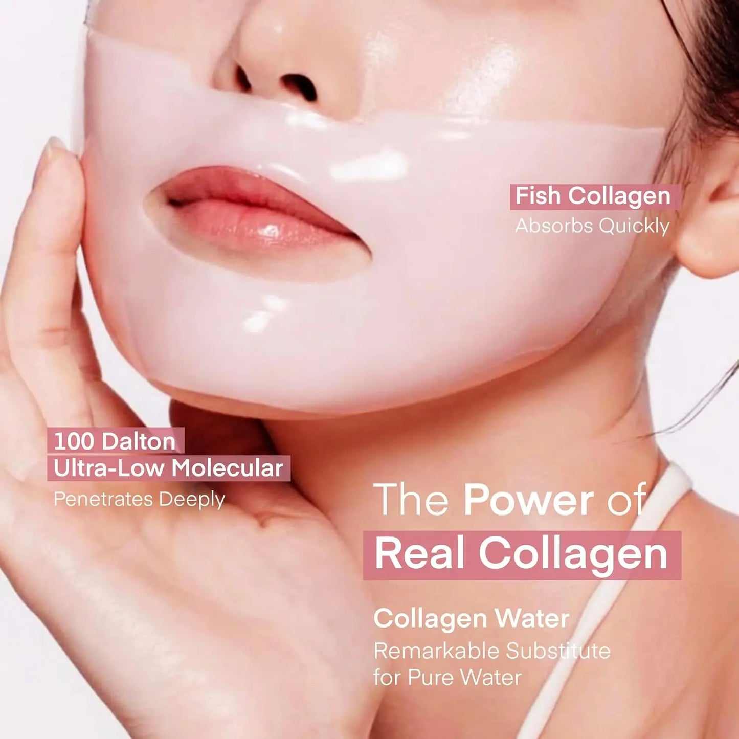 Terez & Honor Overnight Collagen Face Mask: Korean Deep Collagen Sheet Mask - Best Glow, Hydrating, Firming Anti-Aging Treatment for Smooth and Radiant Skin - Sleeping Mask Gentle for Sensitive Skin