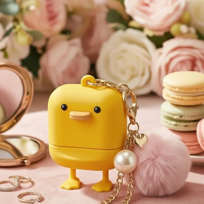 KAHI Airy Sun Stick Keyring - Official Product Waterproof Silicone Keychain Holder Broad Spectrum SPF 50+ PA++++ Korean Face Sunscreen Stick - Cute Bag Charm Carrying Case Travel Accessories
