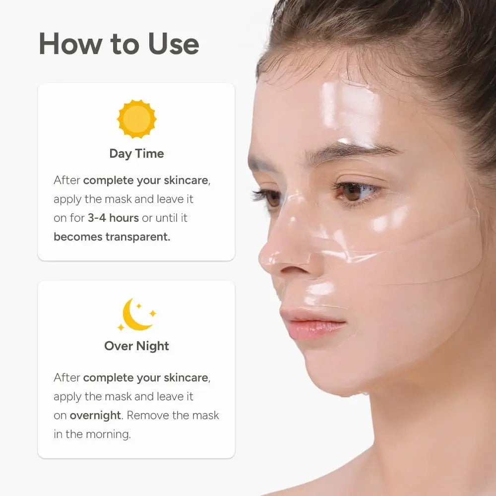 [Sungboon] Cica Overnight Mask (4Ea) | Hydro-Gel K-Beauty Essential Sleeping Mask,Firming, Pore Tightening, Glass Skin, Elasticity, Korean Skincare, Tiktok Exclusive Bundle