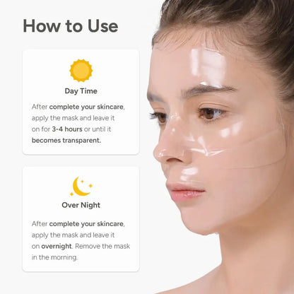 [Sungboon] Cica Overnight Mask (4Ea) | Hydro-Gel K-Beauty Essential Sleeping Mask,Firming, Pore Tightening, Glass Skin, Elasticity, Korean Skincare, Tiktok Exclusive Bundle