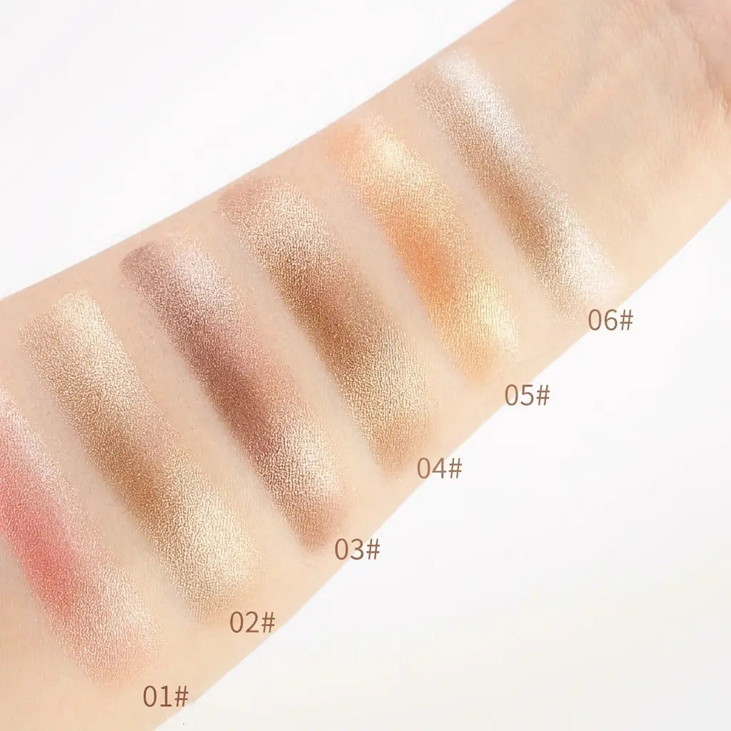 6Pcs Two-Tone Ombré Eyeshadow Stick Set Cream Gradient Eye Shadow Pen High Pigment Waterproof Smudge Proof Long Lasting Eye Makeup Shimmer Matte Highlighter Duo Beginner Friendly Quick Application Portable Travel Daily Beauty Gift Set