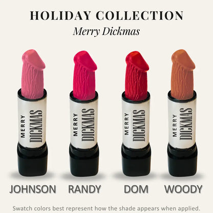 Funny Lipstick Holiday Collection | Viral Funny Lipstick | Long-Lasting Hydrating Lipstick | Holiday Gift for Women | Funny Gag Gift, Stocking Stuffer, White Elephant & Secret Santa Gift Ideas | Paraben-Free