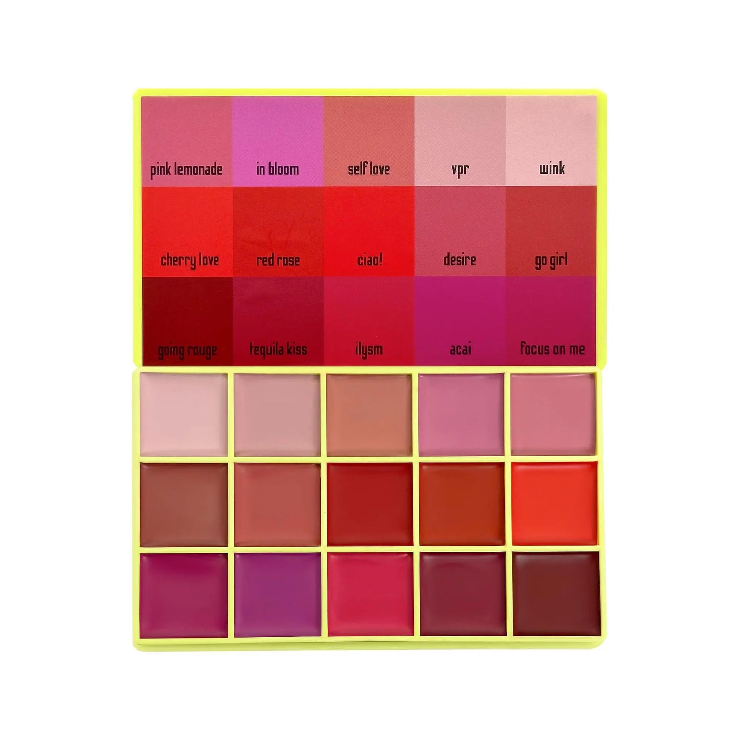 [Made by Mitchell] Cupid Cases Lip Palette | 15-Pan Cream Matte Lipstick Palette for Pro-Level Lip Combos