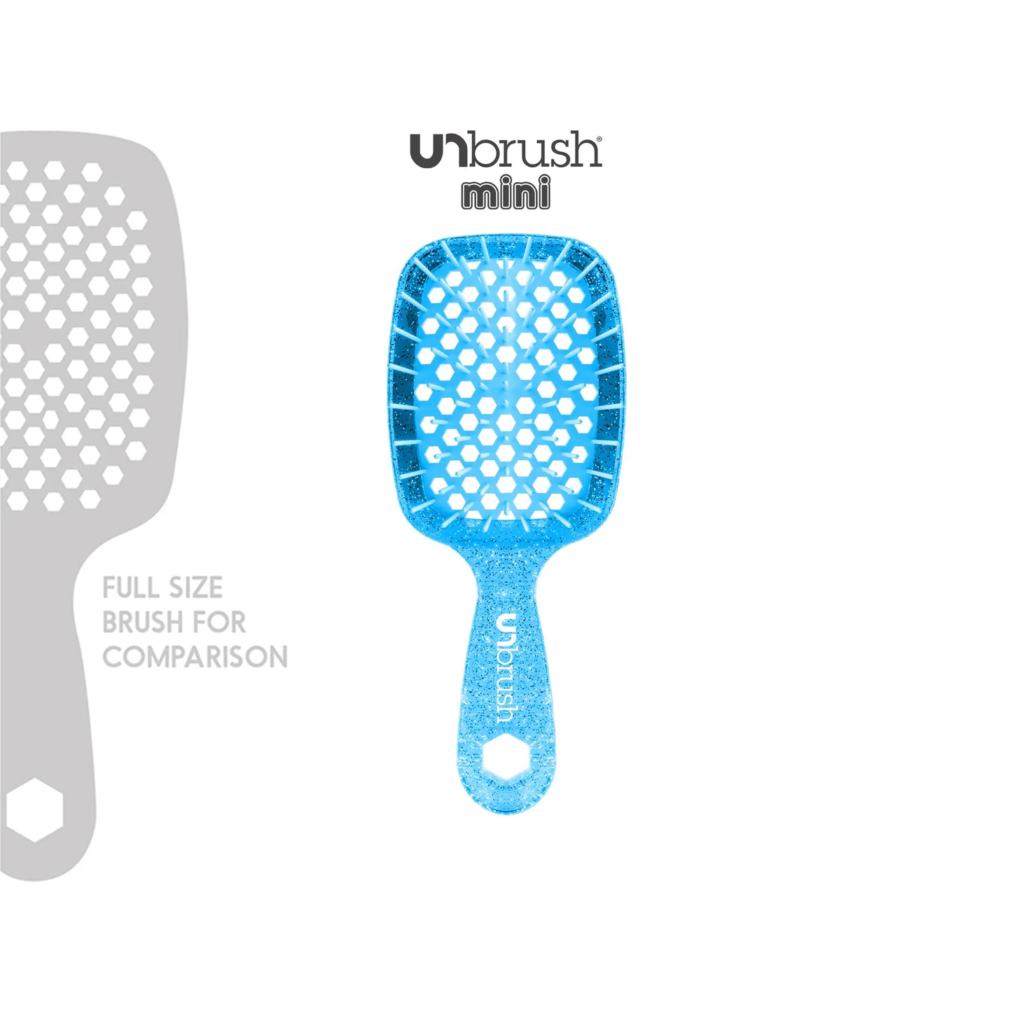Unbrush Mini Original Detangling Hair Brush by FHI Heat
