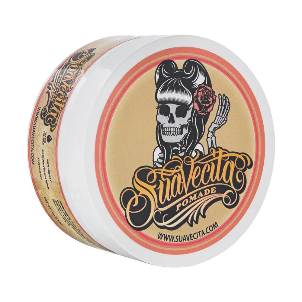 Suavecita Pomade - Water Soluble Hair Pomade for Women - Cruelty Free, Non-Greasy Formula with Healthy Shine, 2.3 Oz - Brush, Gel