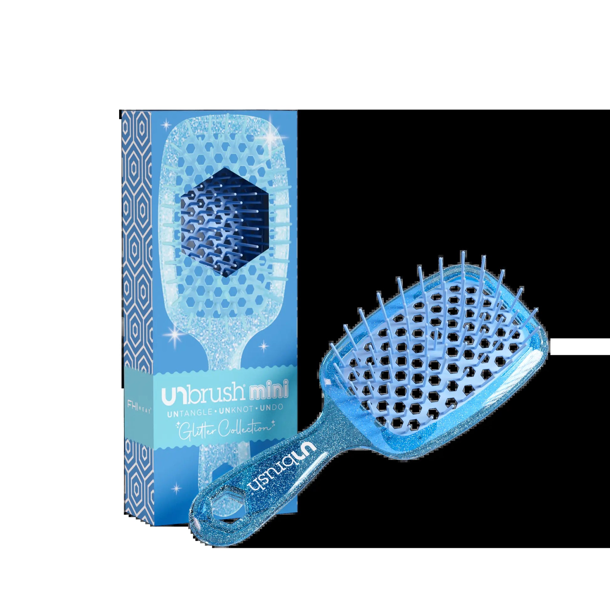 Unbrush Mini Original Detangling Hair Brush by FHI Heat