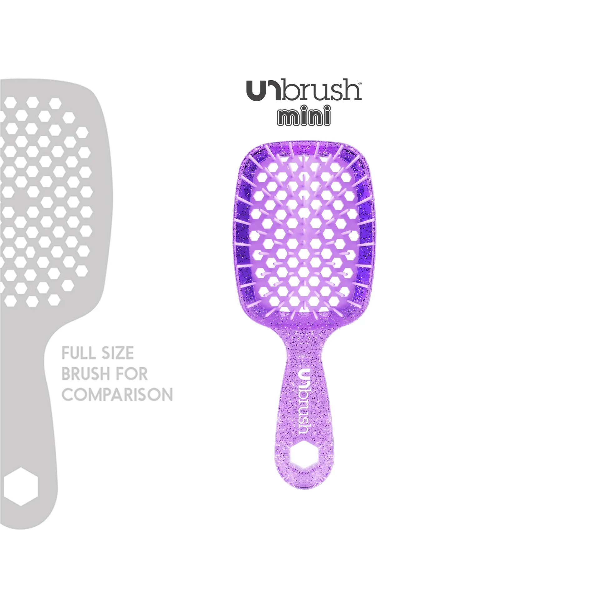 Unbrush Mini Original Detangling Hair Brush by FHI Heat