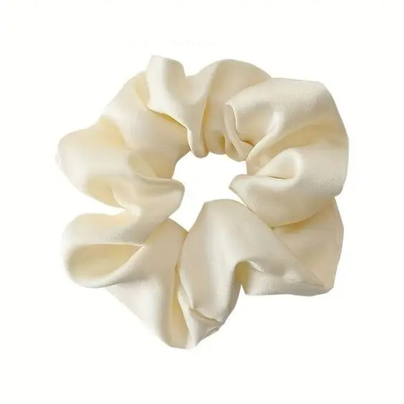 1Pack Satin Hair Scrunchies for Women - Glossy Satin Scrunchies for Hair Satin Scrunchies for Girls Holiday Gift Silk Hair Tie No Damage Cute Satin Hair Scrunchie for Styling