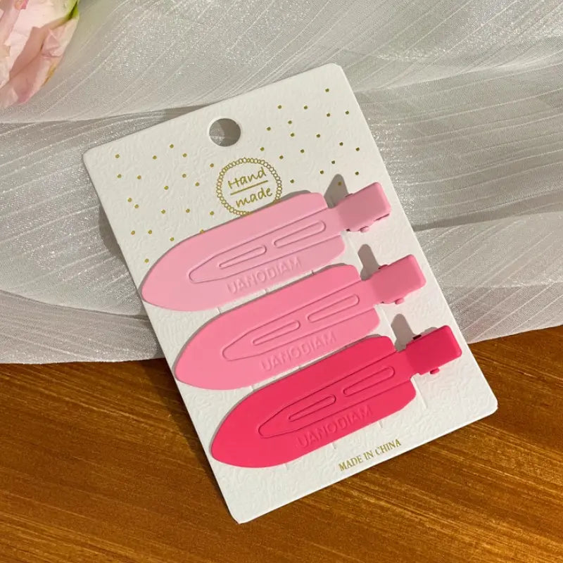 3 Pieces No Bend Hair Clips, No Crease Hair Clips, Pin Curl Hair Clips for Makeup Hair Styling