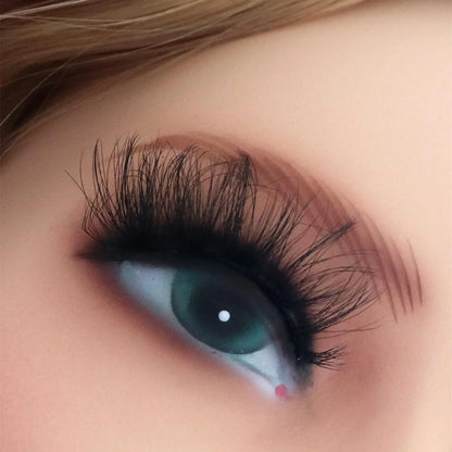Music Festival Makeup Long Cat-Eye False Eyelashes, Faux Lashes, Wispy Cluster Lashes, Natural Curl Eye Makeup Strip Lashes, Lash Clusters Kit, Spider Lashes, Lash Clusters, Mini Makeup, High Quality Eyelashes