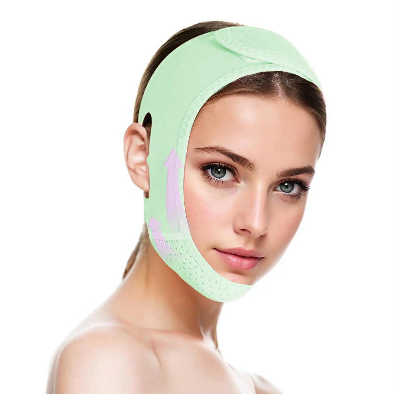 V Line Lifting Mask with Chin Strap for Double Chin, Face Skincare Lifting Belt for Women, Beauty Care Product, Skincare Tools, Face Sculpting Tool, Gifts for Girl, Skincare Products, Face Jawline Shaper, Facial Contour Refining, Double Chin Reducer