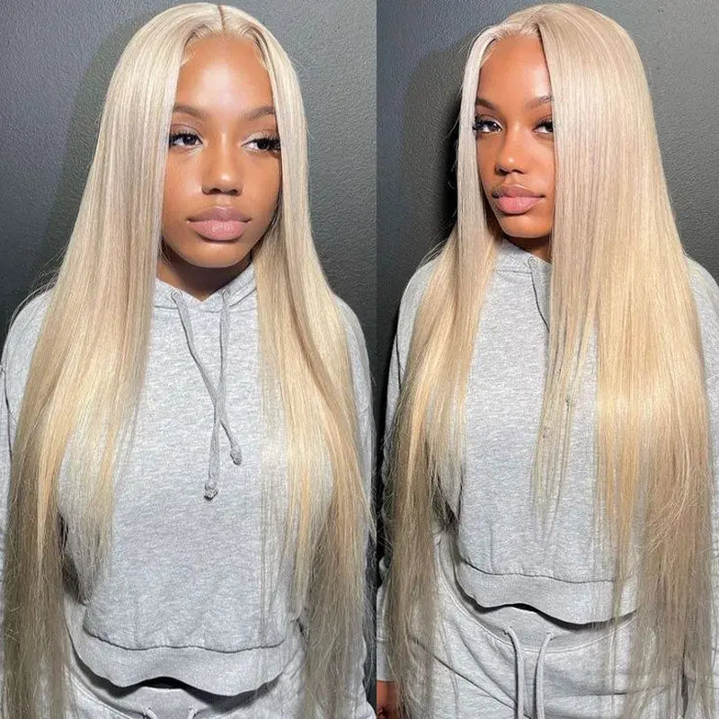 [NEW IN] Hot Star 613 Blonde HD Transparent 13X6 Lace Frontal Human Hair Wigs Body Wave and Straight Preplucked Wigs for Women