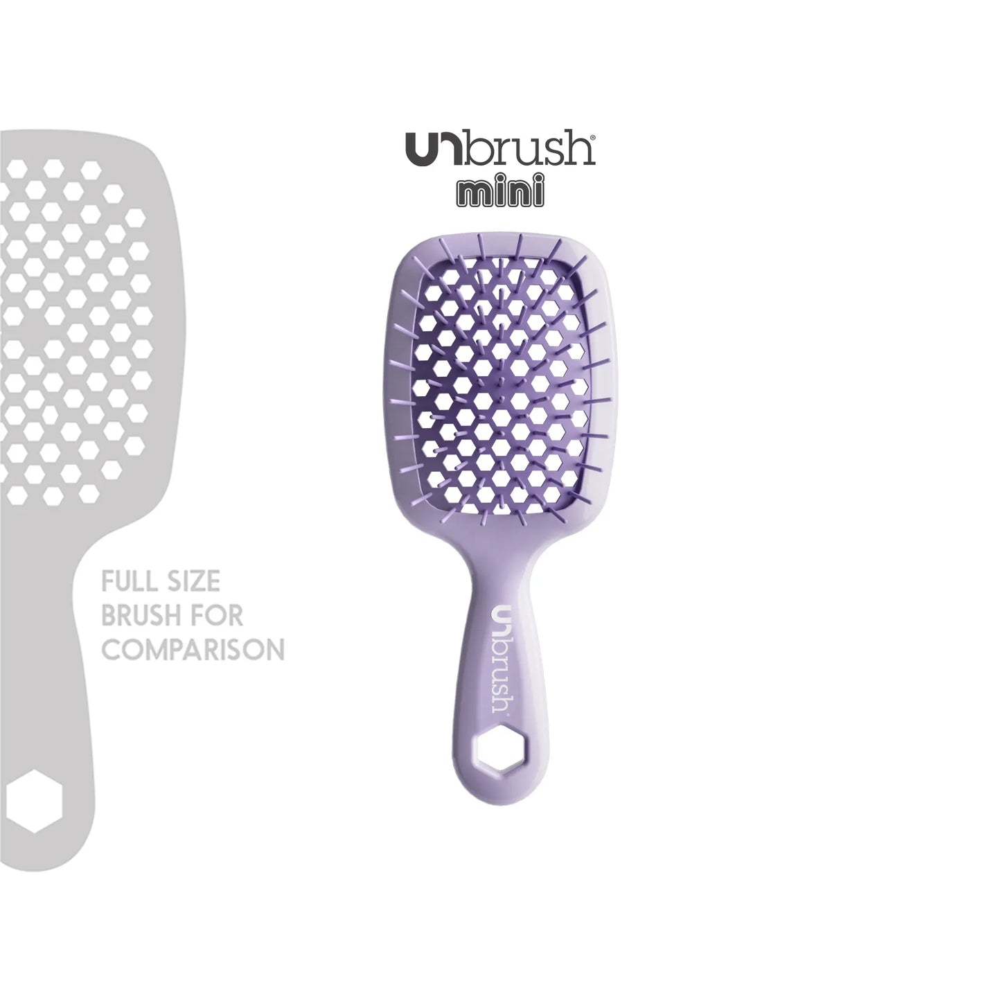 Unbrush Mini Original Detangling Hair Brush by FHI Heat