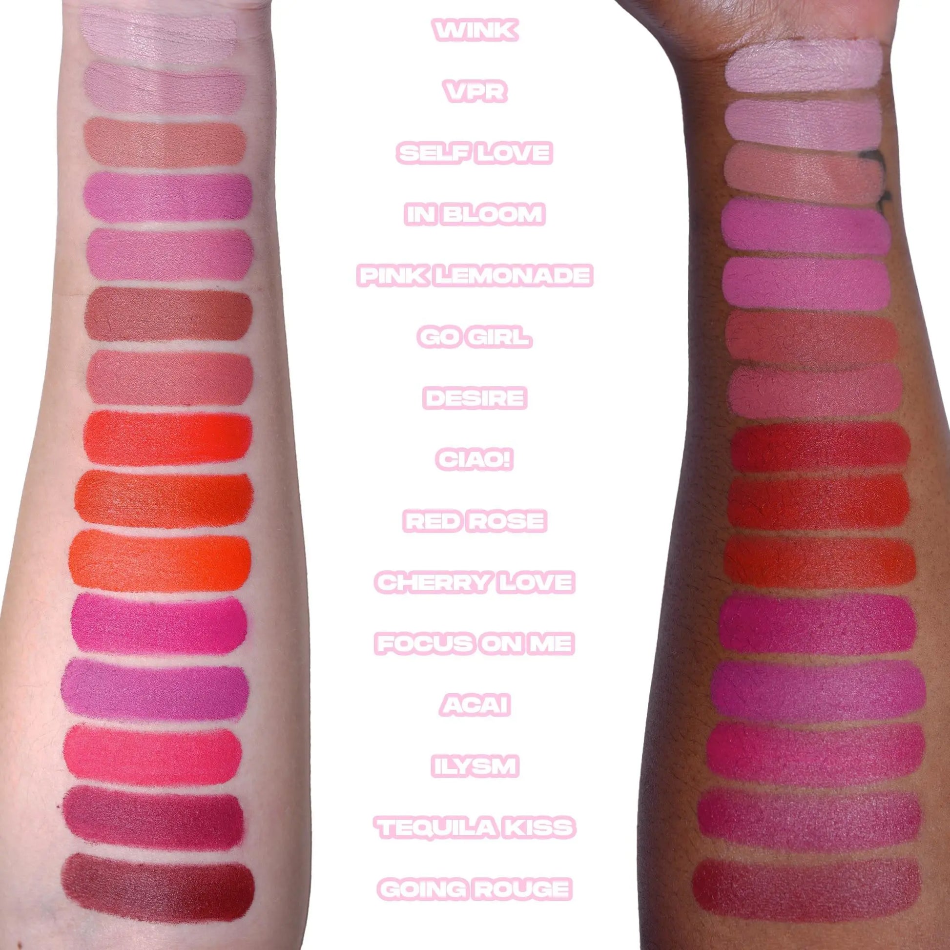 [Made by Mitchell] Cupid Cases Lip Palette | 15-Pan Cream Matte Lipstick Palette for Pro-Level Lip Combos