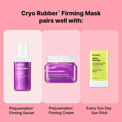 Dr.Jart+ Cryo Rubber Firming Peptide Mask | Peptide Face Mask | Cooling Rubber Mask | Firming Face Mask | Pore Tightening Mask | Korean Skincare Mask