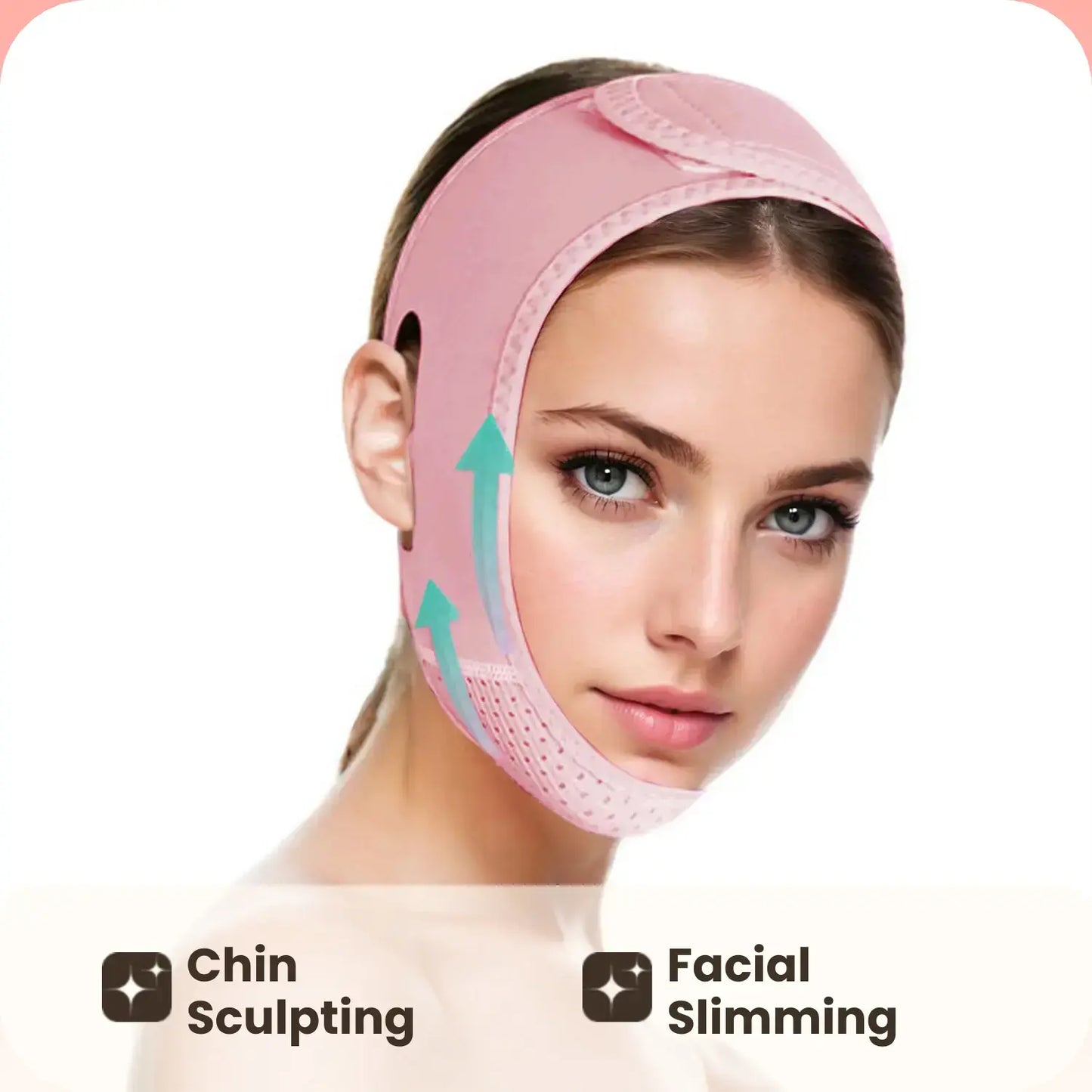 V Line Lifting Mask with Chin Strap for Double Chin, Face Skincare Lifting Belt for Women, Beauty Care Product, Skincare Tools, Face Sculpting Tool, Gifts for Girl, Skincare Products, Face Jawline Shaper, Facial Contour Refining, Double Chin Reducer