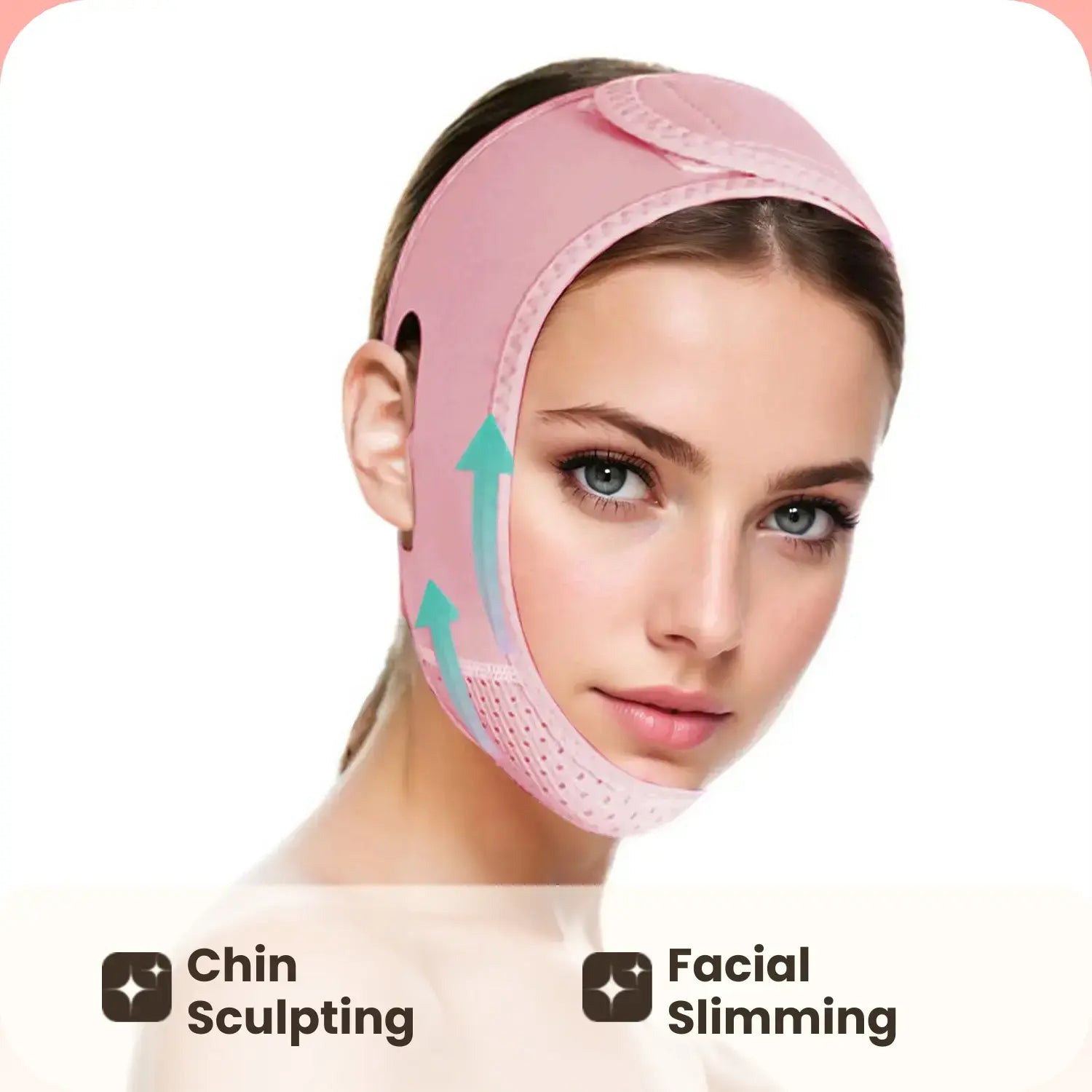 V Line Lifting Mask with Chin Strap for Double Chin, Face Skincare Lifting Belt for Women, Beauty Care Product, Skincare Tools, Face Sculpting Tool, Gifts for Girl, Skincare Products, Face Jawline Shaper, Facial Contour Refining, Double Chin Reducer