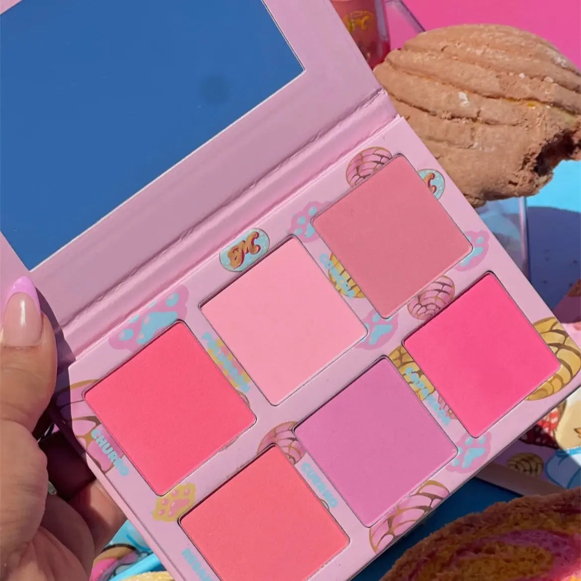 Metamorphosisbf Corp Conchita Blush Palette Matte Blush Powder - Six Pan Pink Shades for Natural Look - Soft Wash & Custom Shades - Beautycosmetics Makeup Cosmetics Products