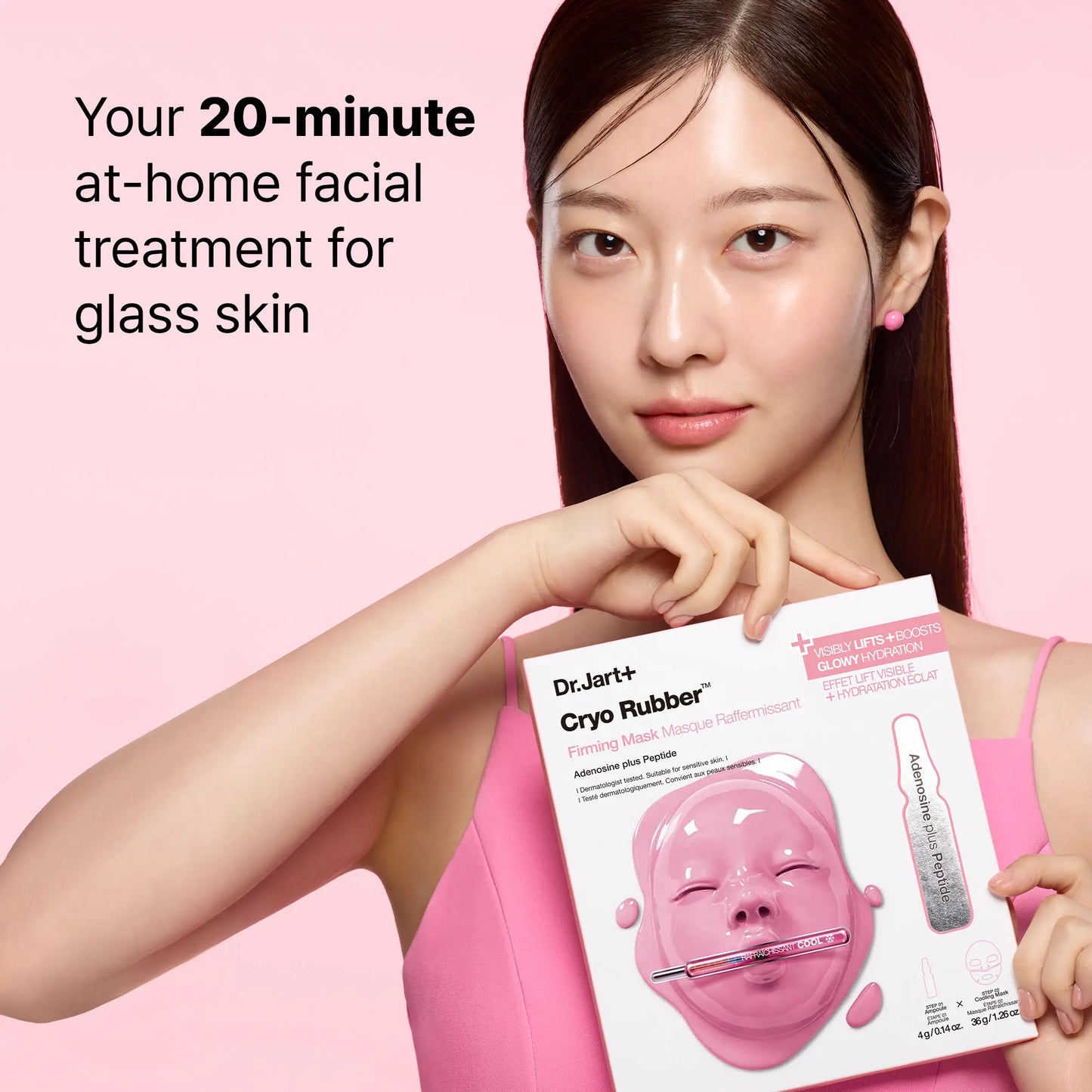 Dr.Jart+ Cryo Rubber Firming Peptide Mask | Peptide Face Mask | Cooling Rubber Mask | Firming Face Mask | Pore Tightening Mask | Korean Skincare Mask