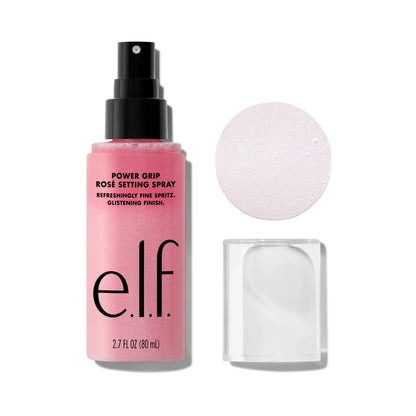 E.L.F. Power Grip Rosé Makeup Setting Spray, Cosmetic Long-Lasting Fixing Spray for Makeup Locking