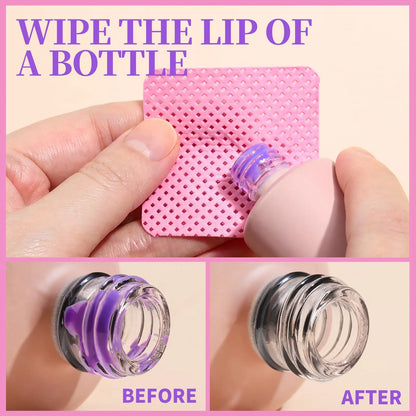Nail Wipes, Professional Lint-Free Nail Polish Remover Pads, UV Gel Cleansing Tissues, Unscented Manicure Prep and Finish Nail Art Cleaning Tool, Manicure Pedicure Remover #GLOBAL PICKS