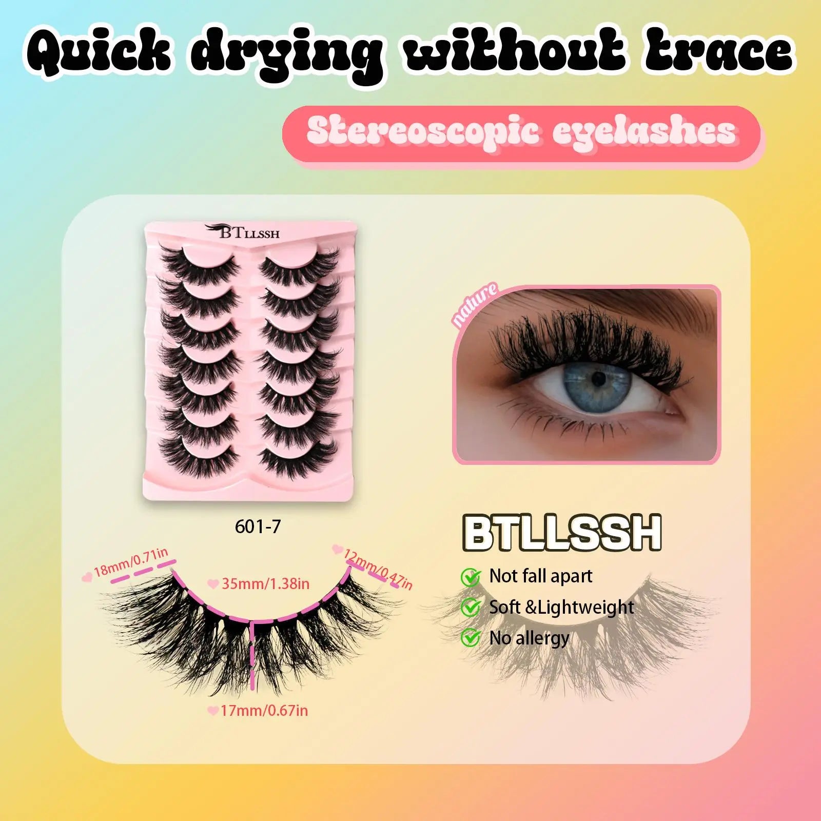 Long D Curl False Eyelashes, Volume False Eyelashes, 7/14 Pairs Black Wispy Cat Eye Look Fluffy Eyelashes Cluster Faux Cluster Lashes, Natural Curling Eye Makeup Strip Lashes, Eye Makeup, Dramatic Lashes, Eyelash Extensions, Daily Cosmetic