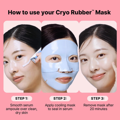 Dr.Jart+ Cryo Rubber Firming Peptide Mask | Peptide Face Mask | Cooling Rubber Mask | Firming Face Mask | Pore Tightening Mask | Korean Skincare Mask