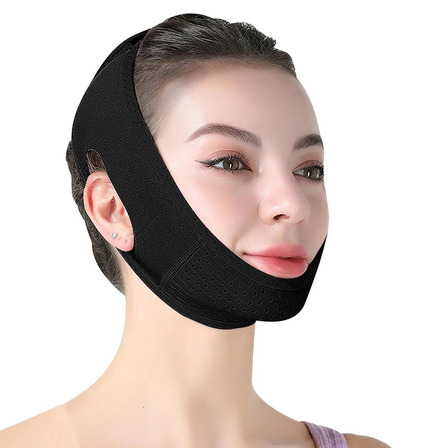 V Line Lifting Mask with Chin Strap for Double Chin, Face Skincare Lifting Belt for Women, Beauty Care Product, Skincare Tools, Face Sculpting Tool, Gifts for Girl, Skincare Products, Face Jawline Shaper, Facial Contour Refining, Double Chin Reducer
