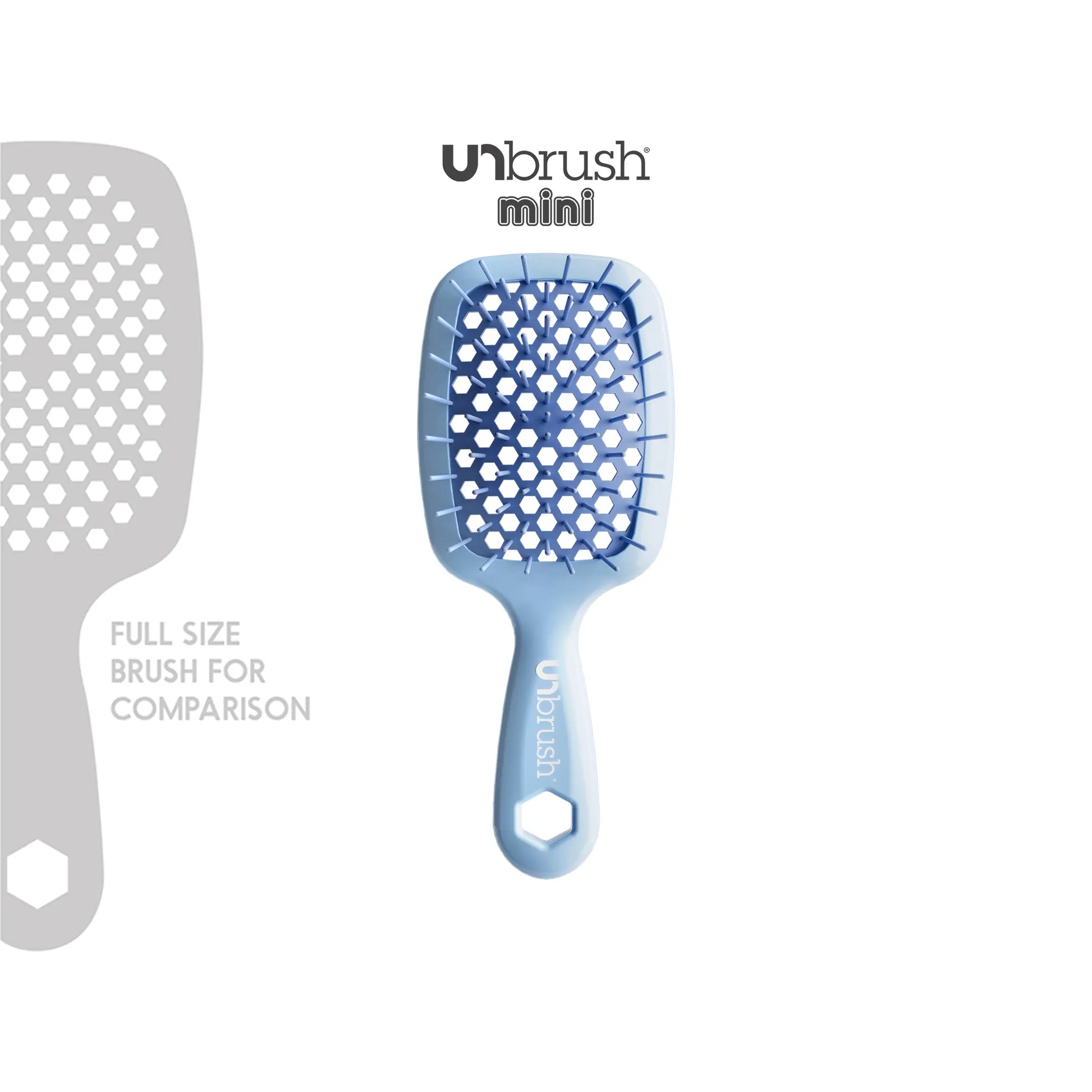 Unbrush Mini Original Detangling Hair Brush by FHI Heat