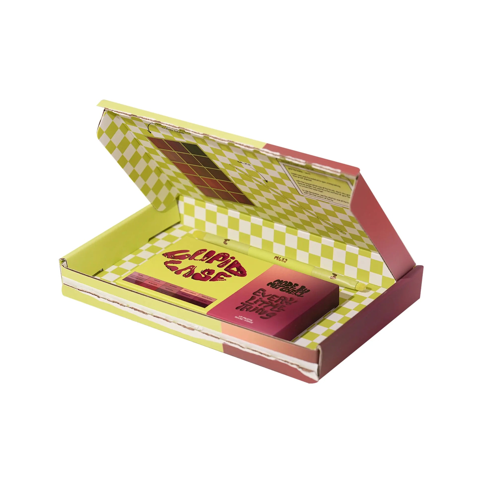 [Made by Mitchell] Cupid Cases Lip Palette | 15-Pan Cream Matte Lipstick Palette for Pro-Level Lip Combos