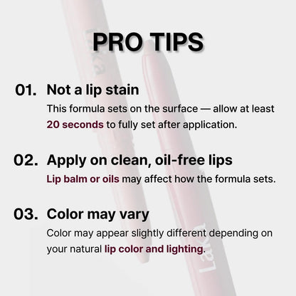 [Laka] Easy Glide Lip Liner & Fruity Glam Tint Duo – Defined Shape, Juicy Gloss in One Duo