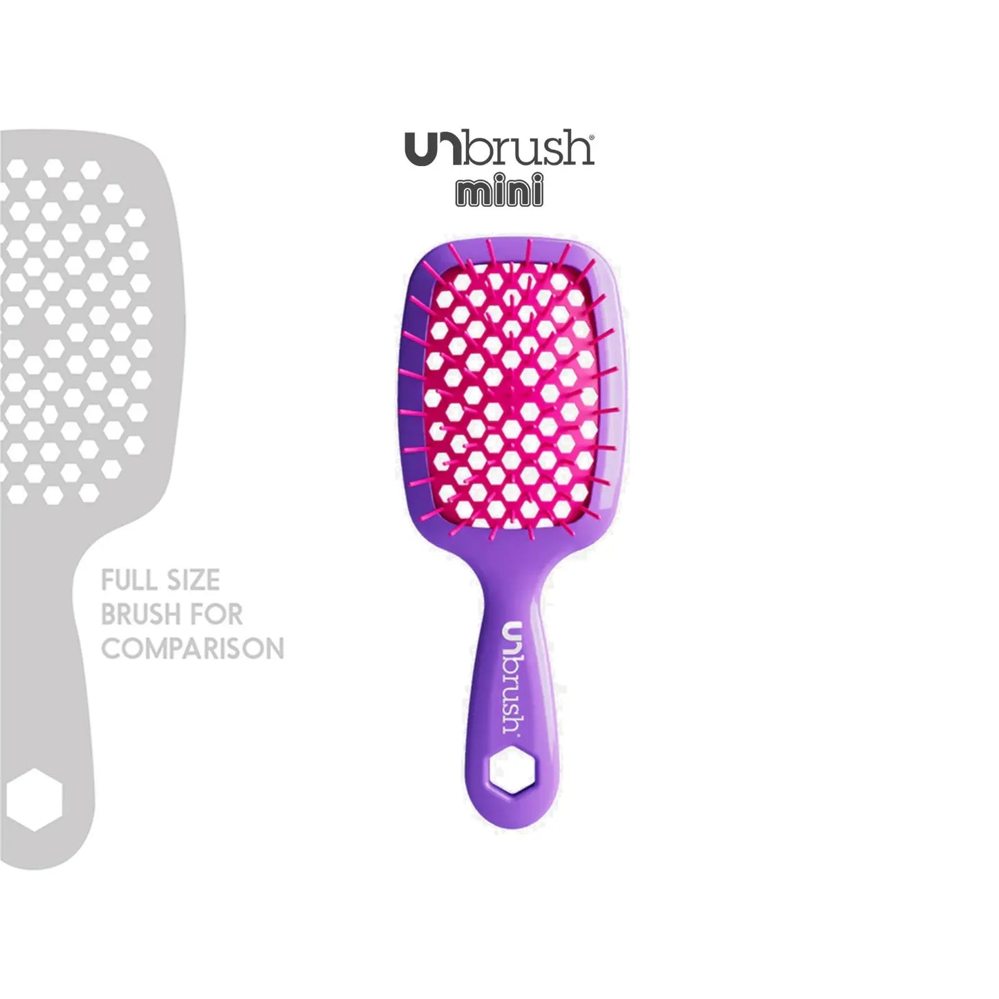 Unbrush Mini Original Detangling Hair Brush by FHI Heat