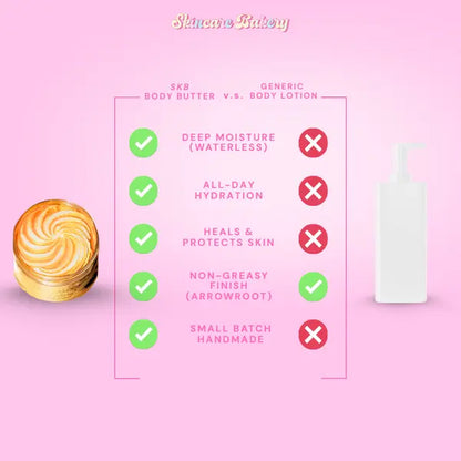 The Skincare Bakery Body Butter: Bronzey Scent Scented *New Formula*