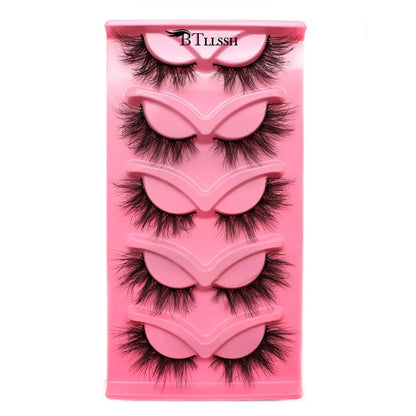 Music Festival Makeup Long Cat-Eye False Eyelashes, Faux Lashes, Wispy Cluster Lashes, Natural Curl Eye Makeup Strip Lashes, Lash Clusters Kit, Spider Lashes, Lash Clusters, Mini Makeup, High Quality Eyelashes