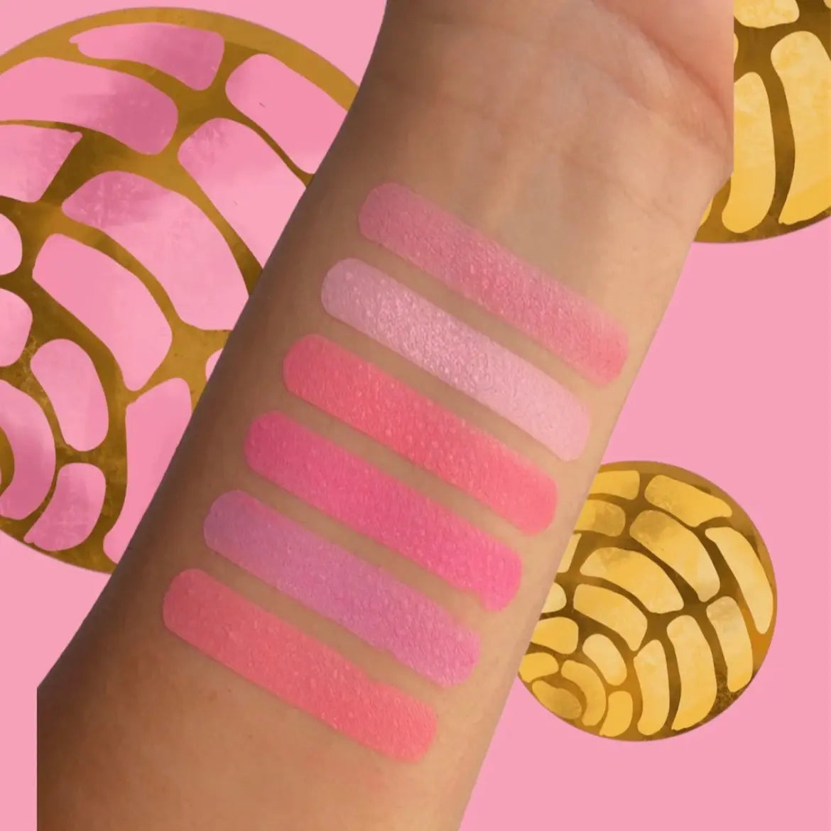 Metamorphosisbf Corp Conchita Blush Palette Matte Blush Powder - Six Pan Pink Shades for Natural Look - Soft Wash & Custom Shades - Beautycosmetics Makeup Cosmetics Products