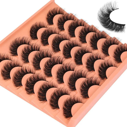 False Eyelashes, Volume Focused Lashes, 14 Pairs Faux Cluster Lashes, Lightweight Realistic Natural-Curl Eye Makeup Strip Lashes, Full-Volume Fluffy Lash Clusters for Eyelash Extensions, Cosmetic Use, Eyelash Set