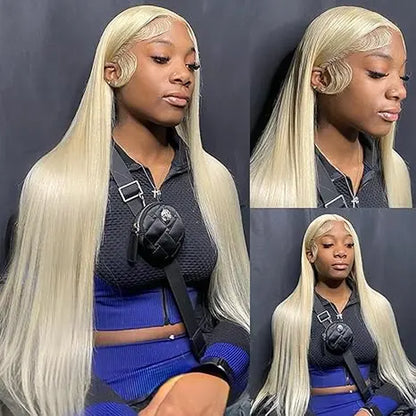 [NEW IN] Hot Star 613 Blonde HD Transparent 13X6 Lace Frontal Human Hair Wigs Body Wave and Straight Preplucked Wigs for Women