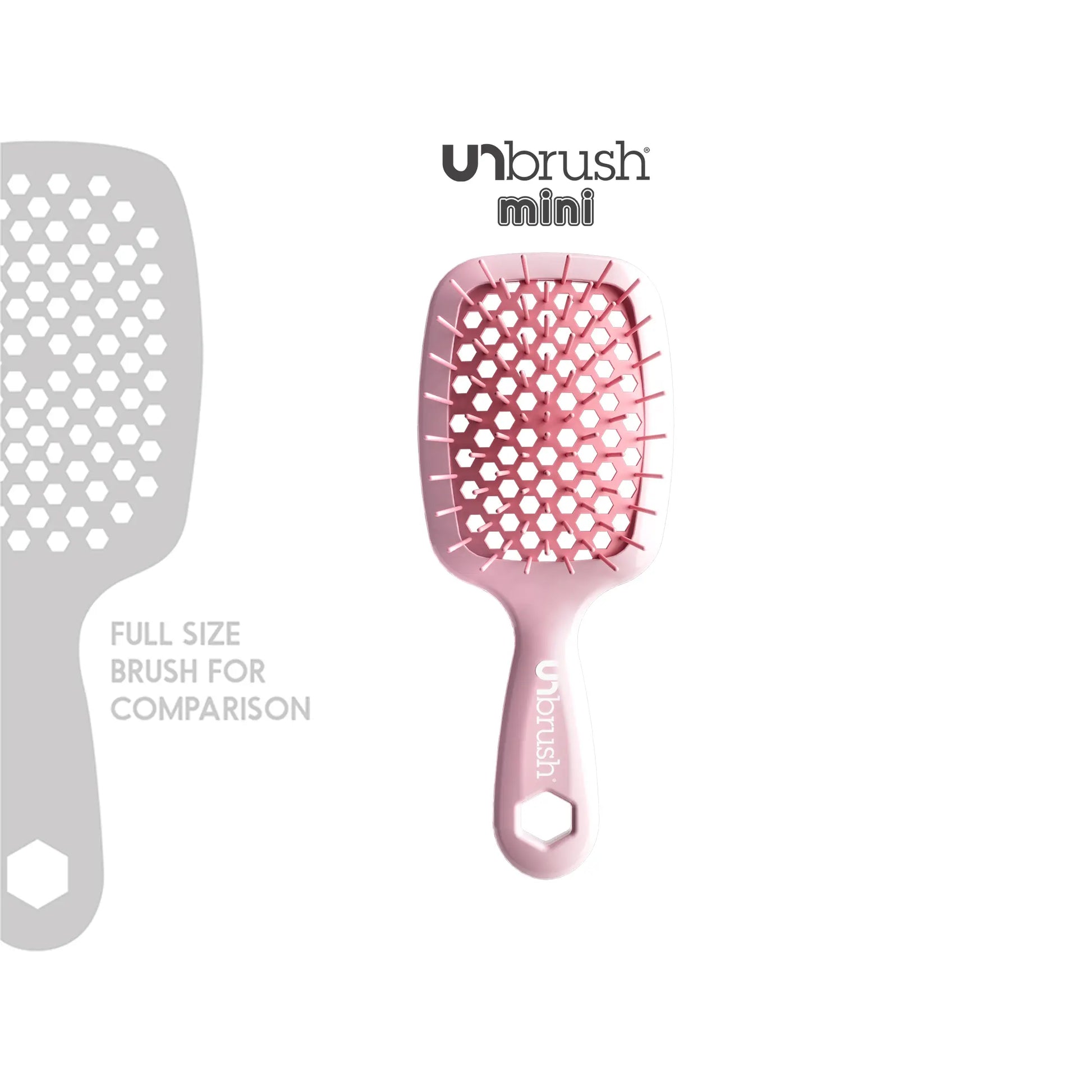 Unbrush Mini Original Detangling Hair Brush by FHI Heat