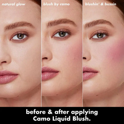 E.L.F. Camo Liquid Blush - High-Pigment Dewy Finish, Blendable Lightweight, Easy Applicator, 12 Shades