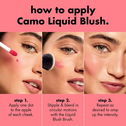 E.L.F. Camo Liquid Blush - High-Pigment Dewy Finish, Blendable Lightweight, Easy Applicator, 12 Shades