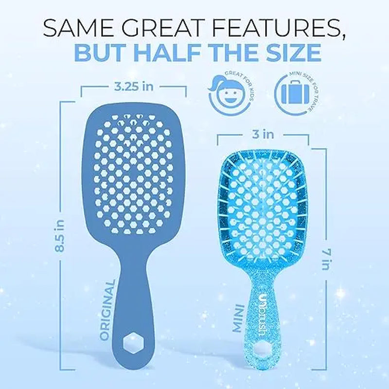 Unbrush Mini Original Detangling Hair Brush by FHI Heat