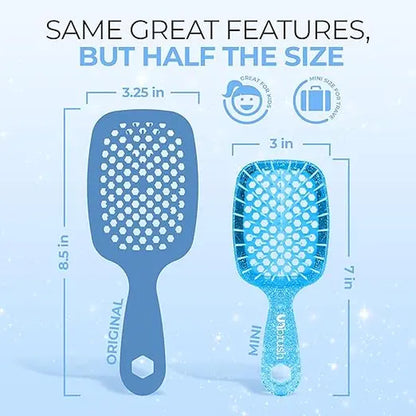 Unbrush Mini Original Detangling Hair Brush by FHI Heat