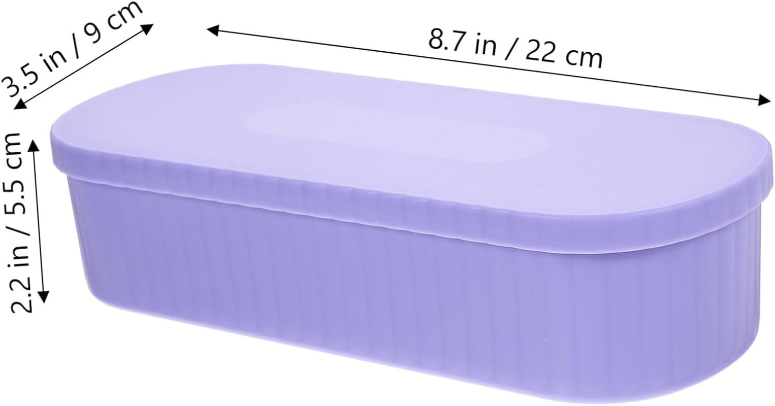 Makeup Brush Cleaning Box Portable Makeup Brush Drying Holder for to Clean and Organize Compact Design for Women