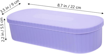 Makeup Brush Cleaning Box Portable Makeup Brush Drying Holder for to Clean and Organize Compact Design for Women
