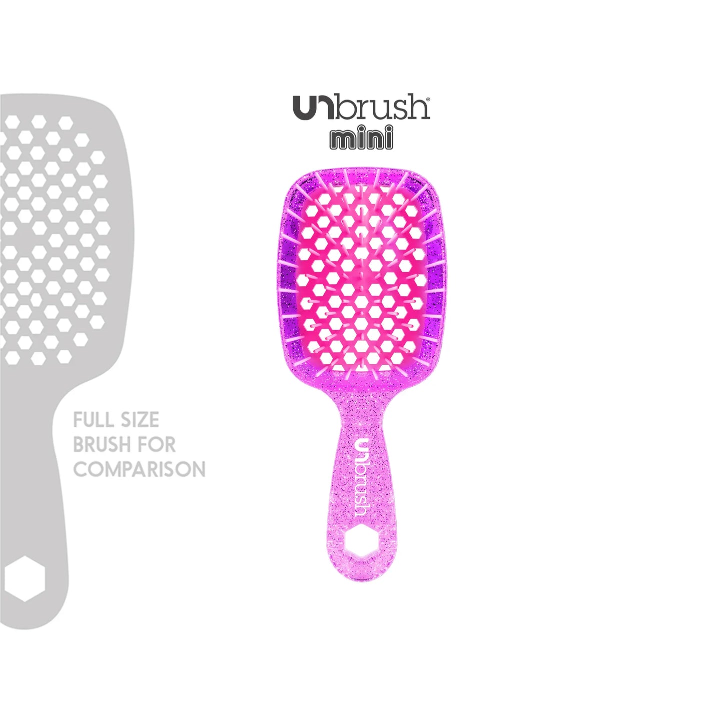 Unbrush Mini Original Detangling Hair Brush by FHI Heat