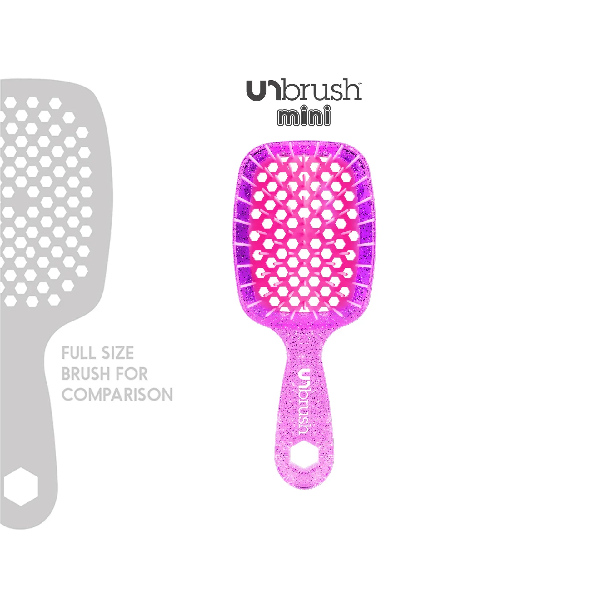 Unbrush Mini Original Detangling Hair Brush by FHI Heat